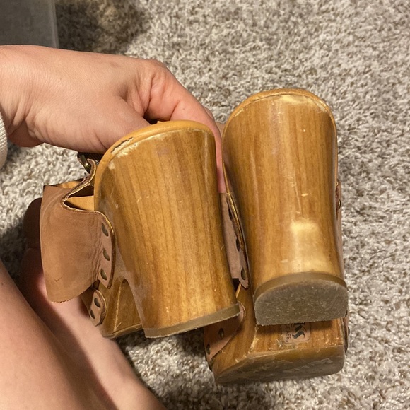 {Kork Ease} Wedge Sandals Leather. - Picture 4 of 5